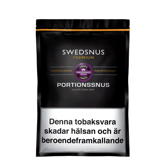 Swedsnus Premium Lakrits Portion Bag