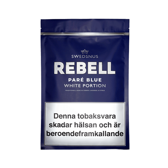 Swedsnus Rebell Paré  Blue Portion Bag