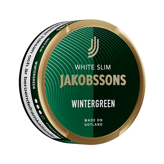 Jakobssons White Slim Wintergreen
