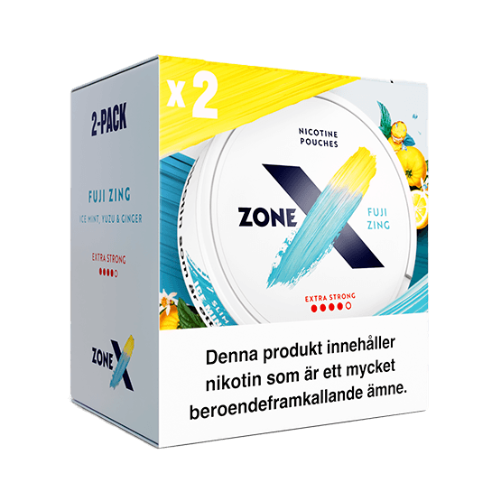 ZONE X Fuji Zing Extra Strong 2-pack
