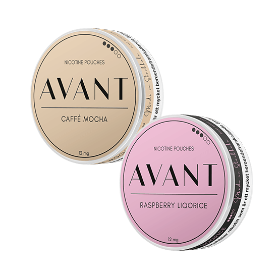 Avant Mixpack 2-pack Caffe Mocha och Raspberry Liqorice